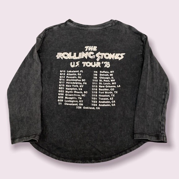 Zara Kids Rolling Stones Concert Tee SZ 6 EUC - Picture 3 of 3
